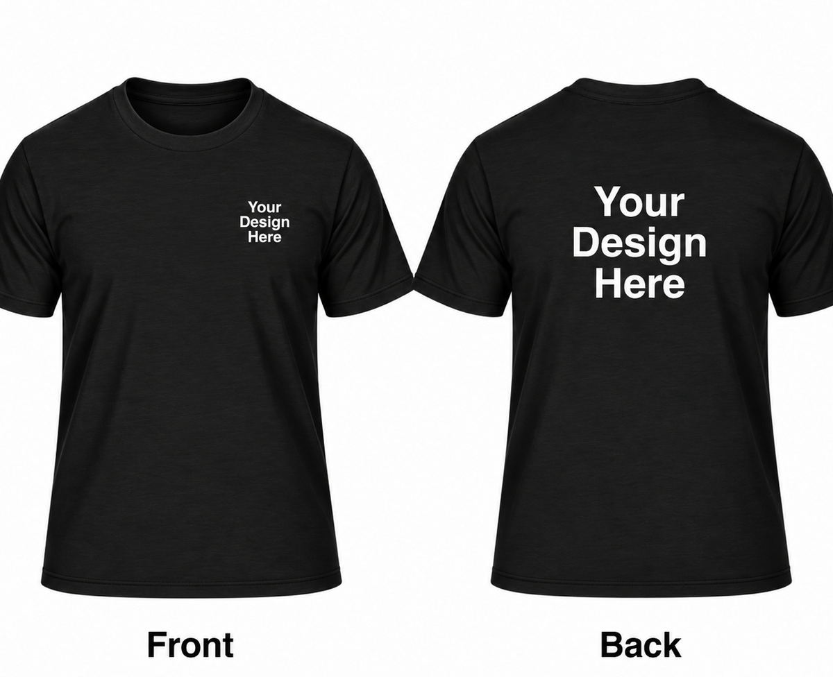 Custom Unisex Premium T-Shirt – Front & Back