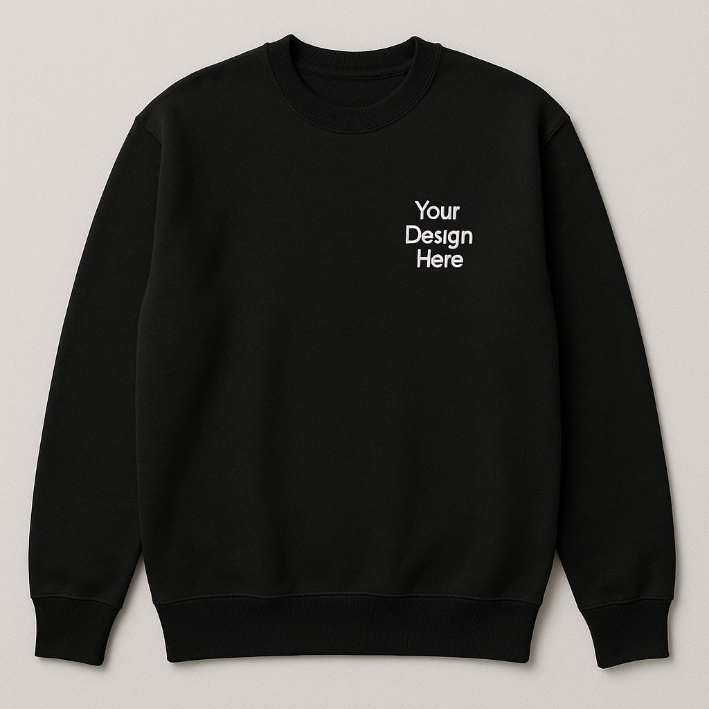 Black Custom Logo Shirt | Black Logo Shirt | Remain Silent Clothing, image size:1024x1024