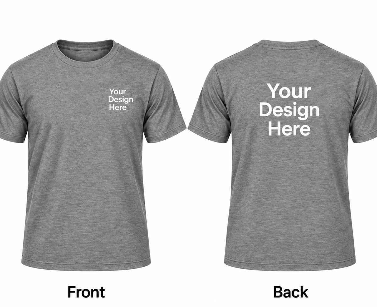 Custom Unisex Premium T-Shirt – Front & Back