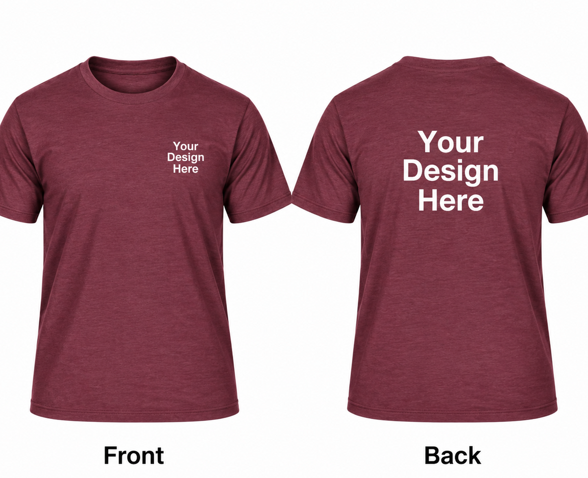 Custom Unisex Premium T-Shirt – Front & Back