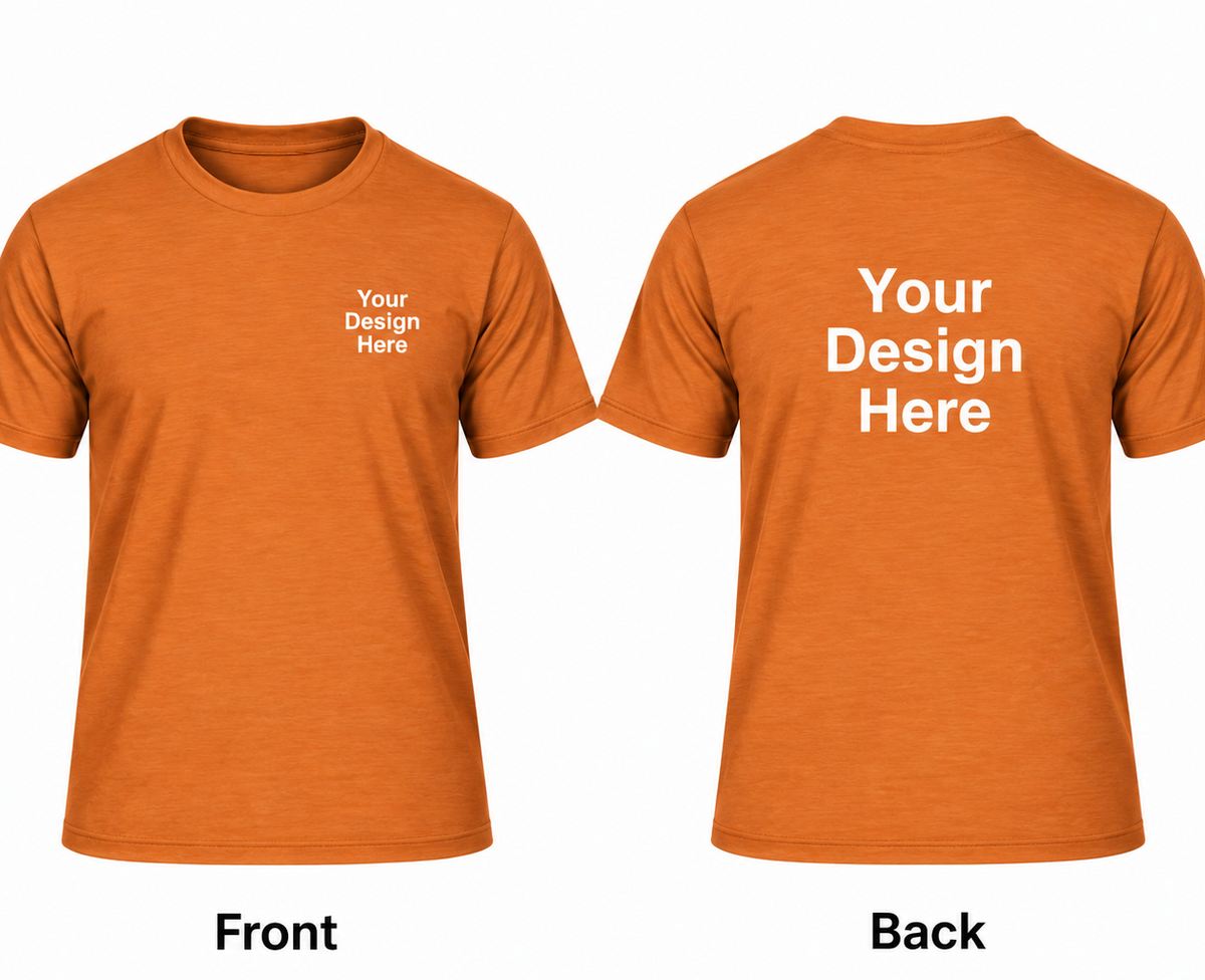 Custom Unisex Premium T-Shirt – Front & Back