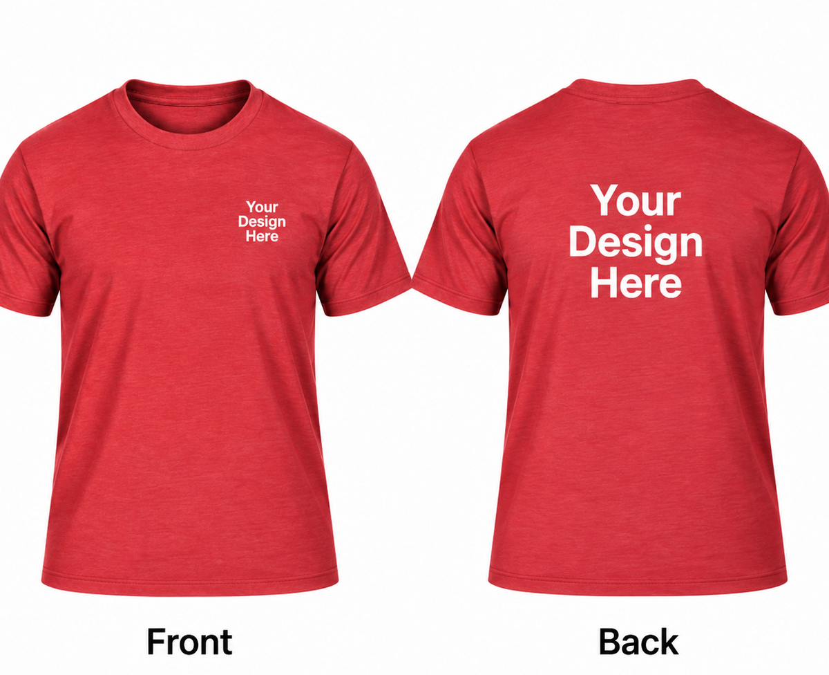 Custom Unisex Premium T-Shirt – Front & Back