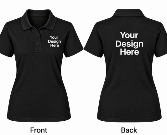 Custom Women's Polo – Front & Back Design
