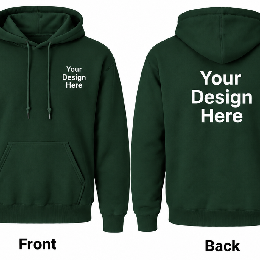 Custom Unisex Hoodie - Front & Back
