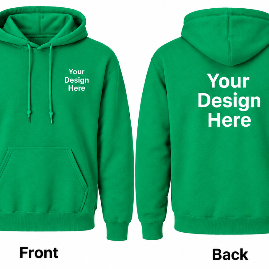 Custom Unisex Hoodie - Front & Back