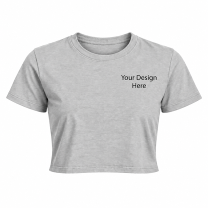 Women’s Crop Top | Custom Embroidery & DTF Printing