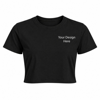 Women’s Crop Top | Custom Embroidery & DTF Printing