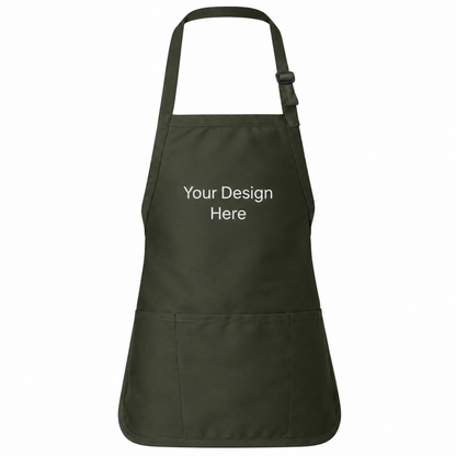 Custom Pouch Pocket Apron | Embroidery & DTF Printing