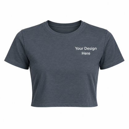 Women’s Crop Top | Custom Embroidery & DTF Printing