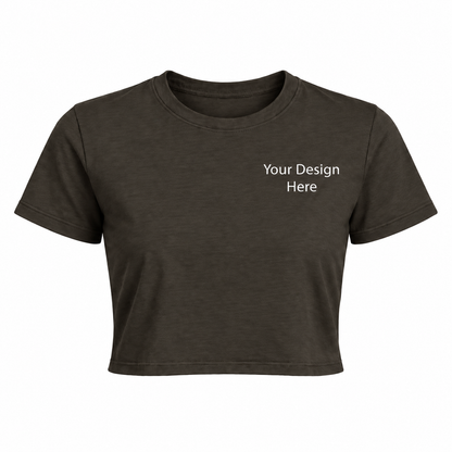 Women’s Crop Top | Custom Embroidery & DTF Printing