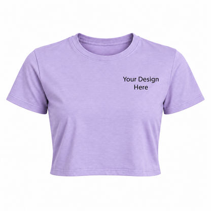 Women’s Crop Top | Custom Embroidery & DTF Printing