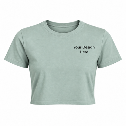 Women’s Crop Top | Custom Embroidery & DTF Printing