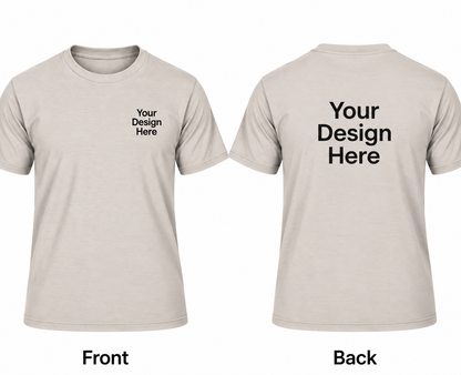 Custom Unisex Premium T-Shirt – Front & Back