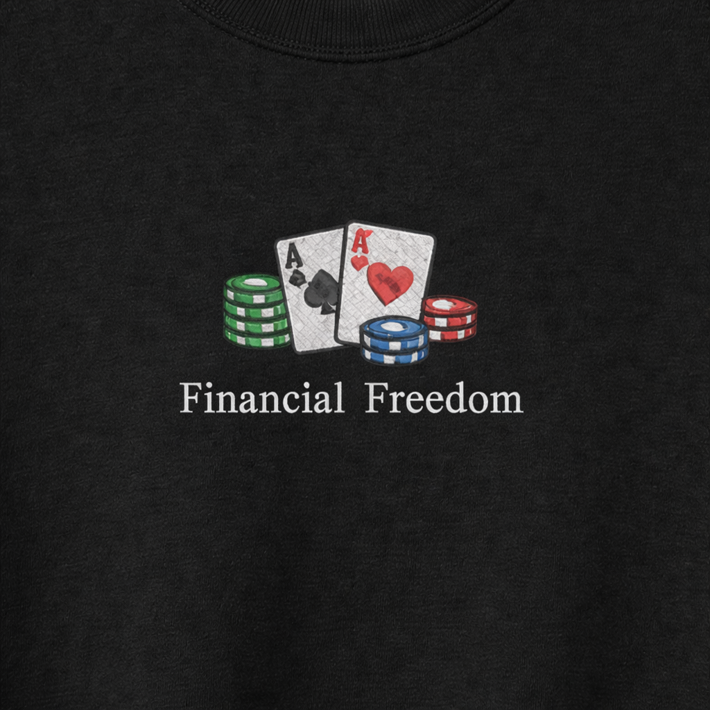 Financial Freedom Embroidered Crewneck