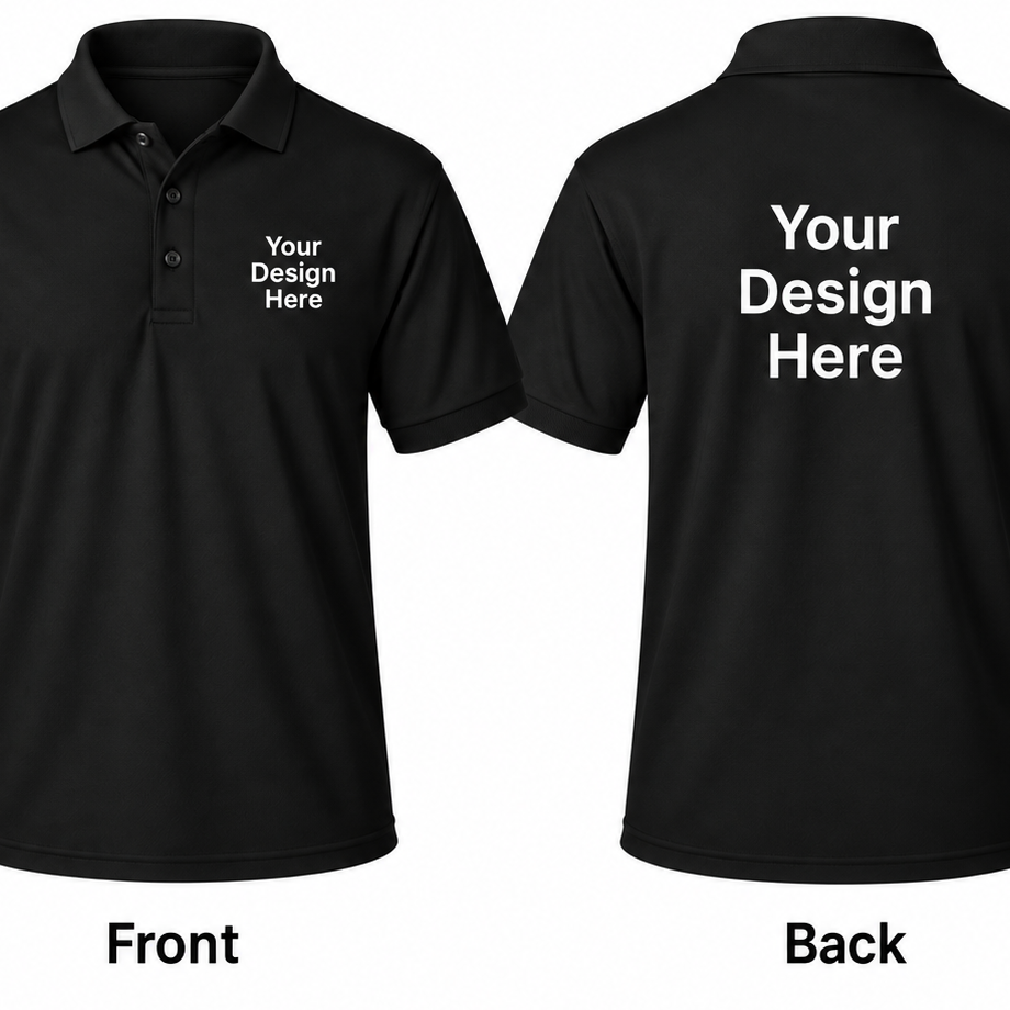 Custom Men's Performance Polo – Front & Back