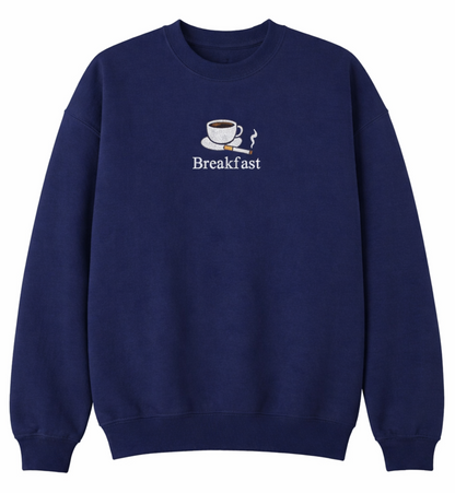 Breakfast Coffee Embroidery