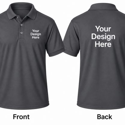 Custom Men's Performance Polo – Front & Back