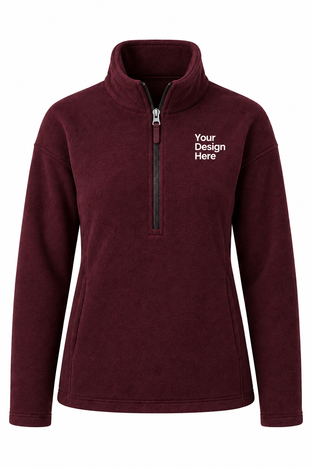 Custom Women’s Cozy Fleece Half-Zip