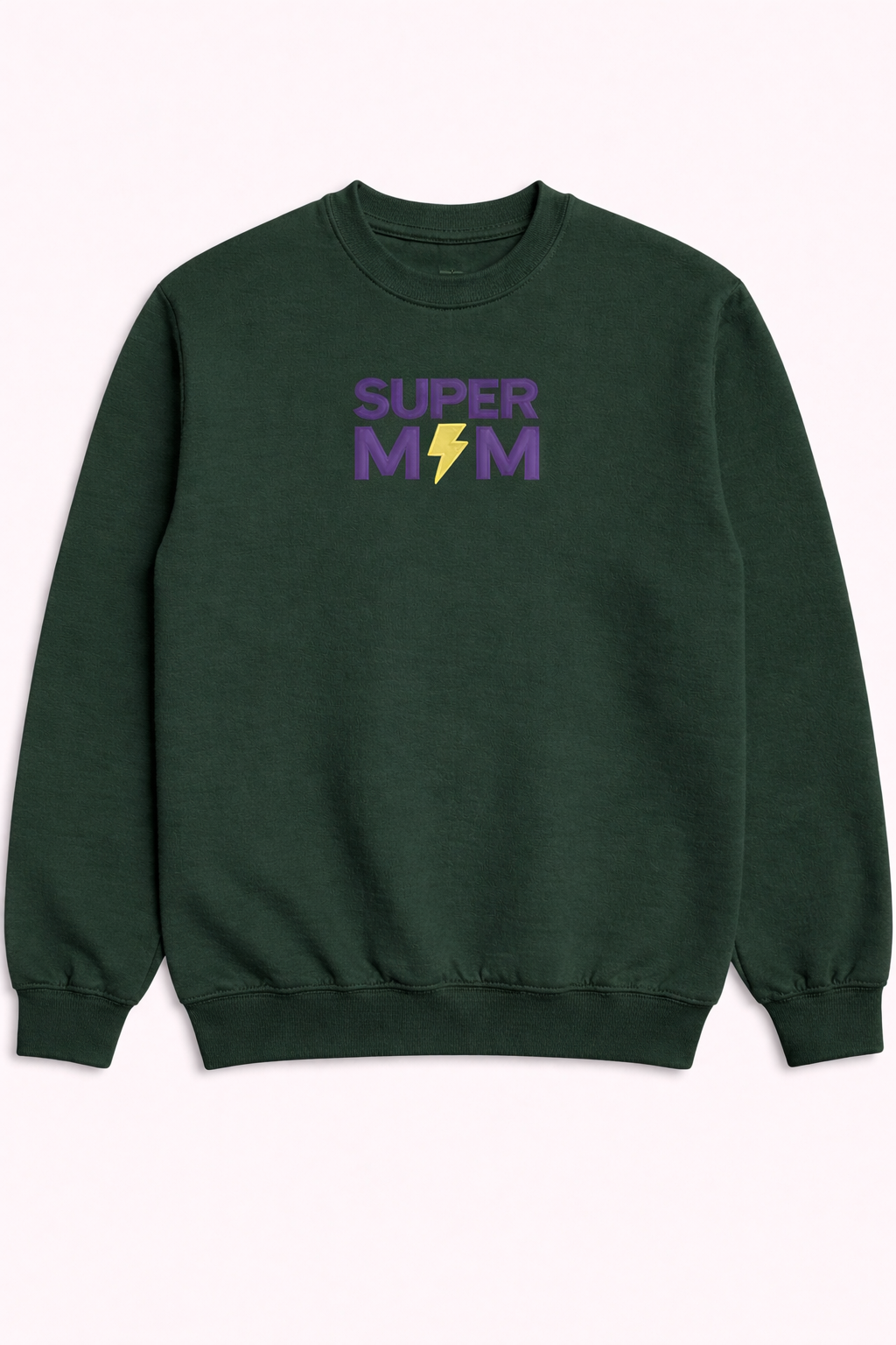 Super Mom Embroidered Sweatshirt Mother’s Day Gift