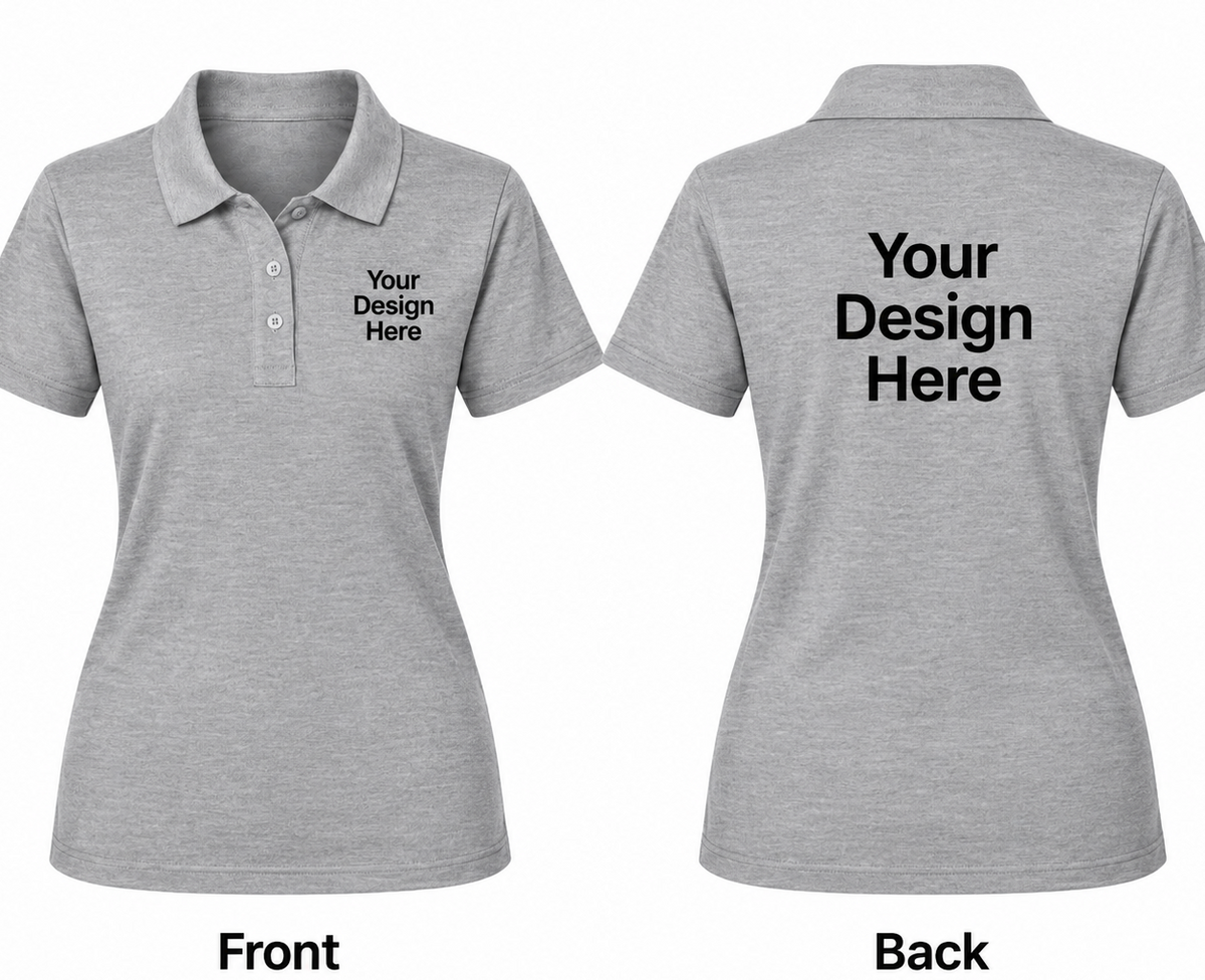 Custom Women's Polo – Front & Back Design