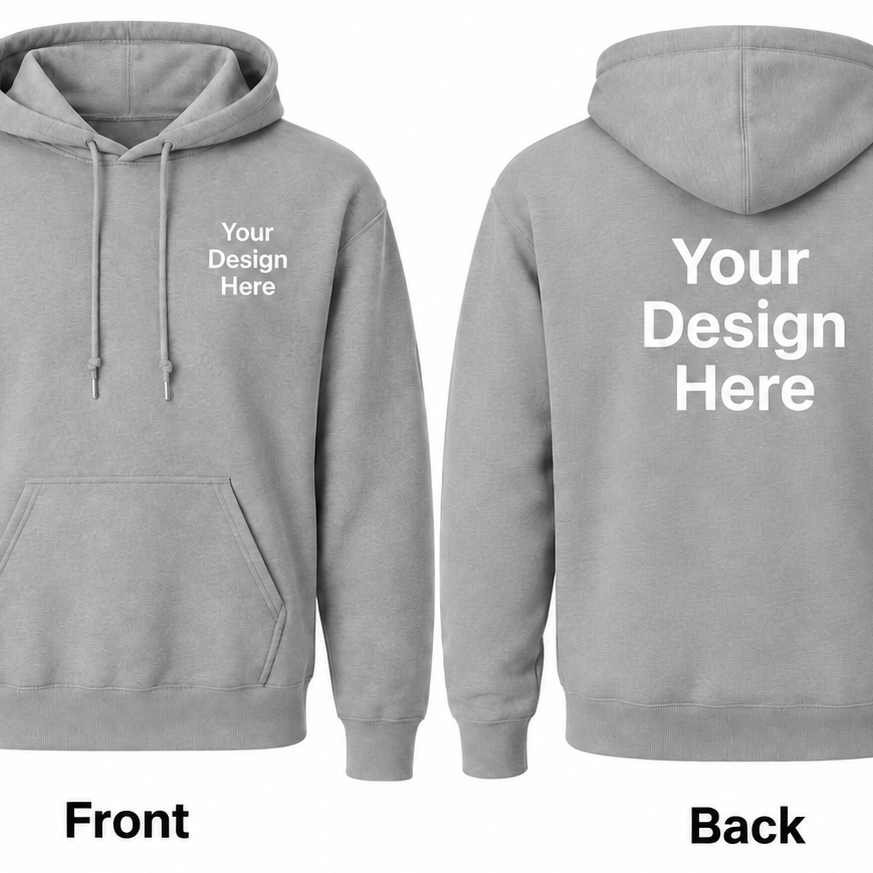 Custom Unisex Hoodie - Front & Back