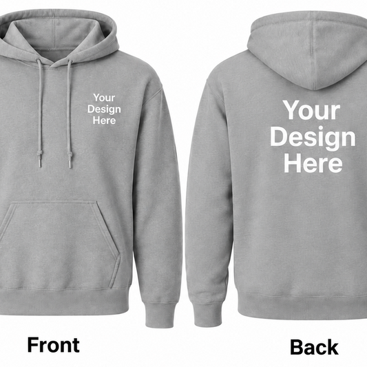 Custom Unisex Hoodie - Front & Back