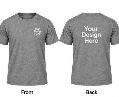 Custom Unisex Premium T-Shirt – Front & Back