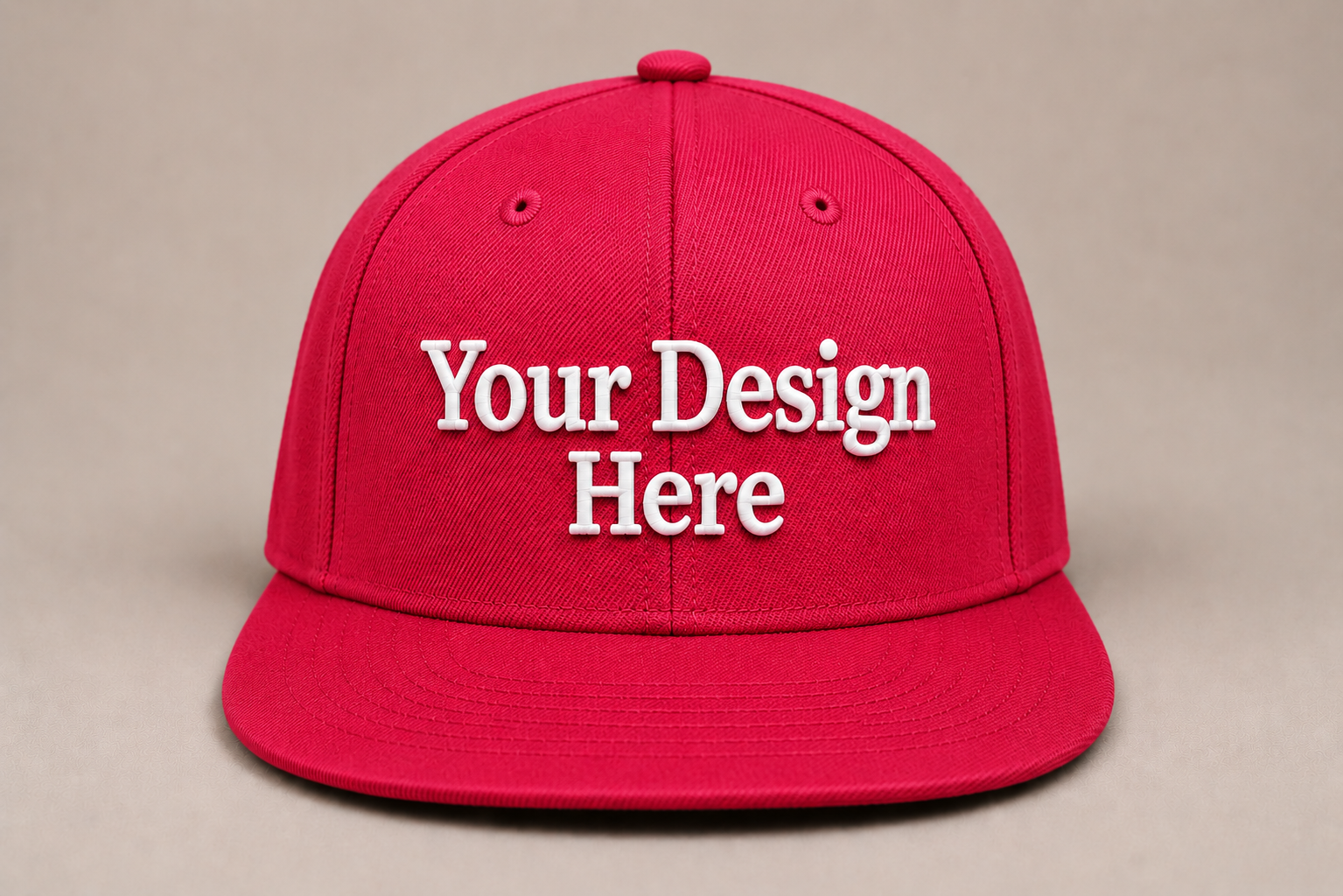 Eye-catching hot pink snapback embroidered with your logo for events, promotions, and merchandise.