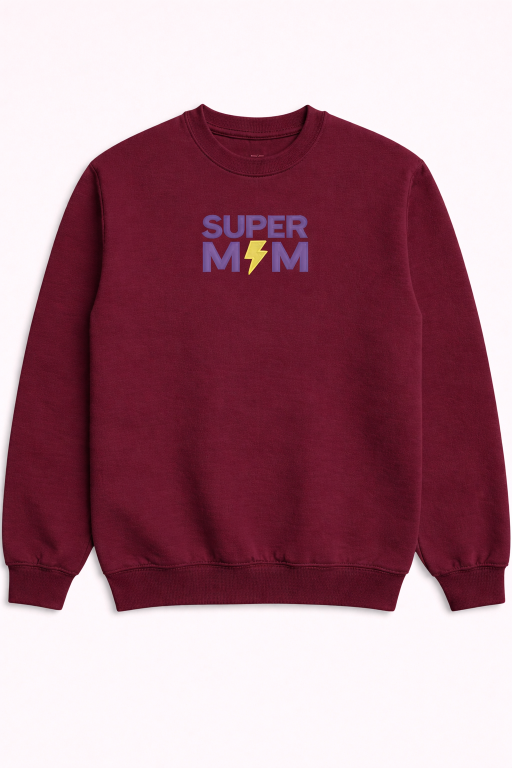 Super Mom Embroidered Sweatshirt Mother’s Day Gift