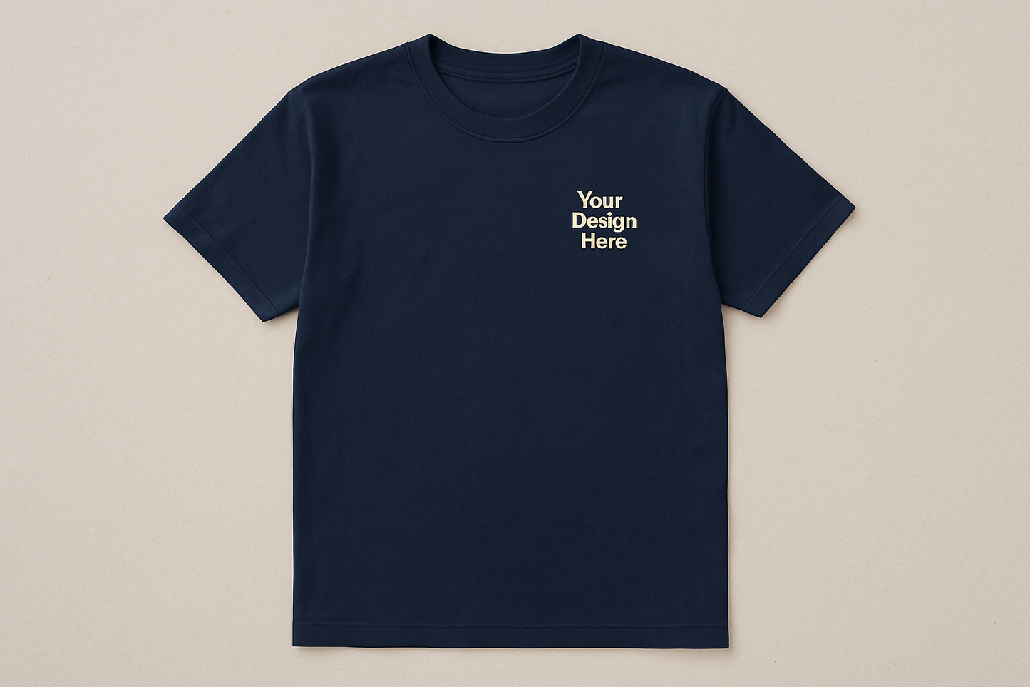 Front view of the Gildan 5000 Heavy Cotton T-Shirt customized with logo embroidery by Sharp Stitch in Niles, IL. Perfect for business uniforms and team apparel.