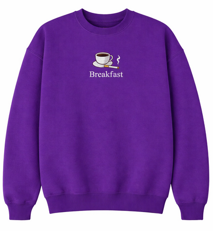 Breakfast Coffee Embroidery