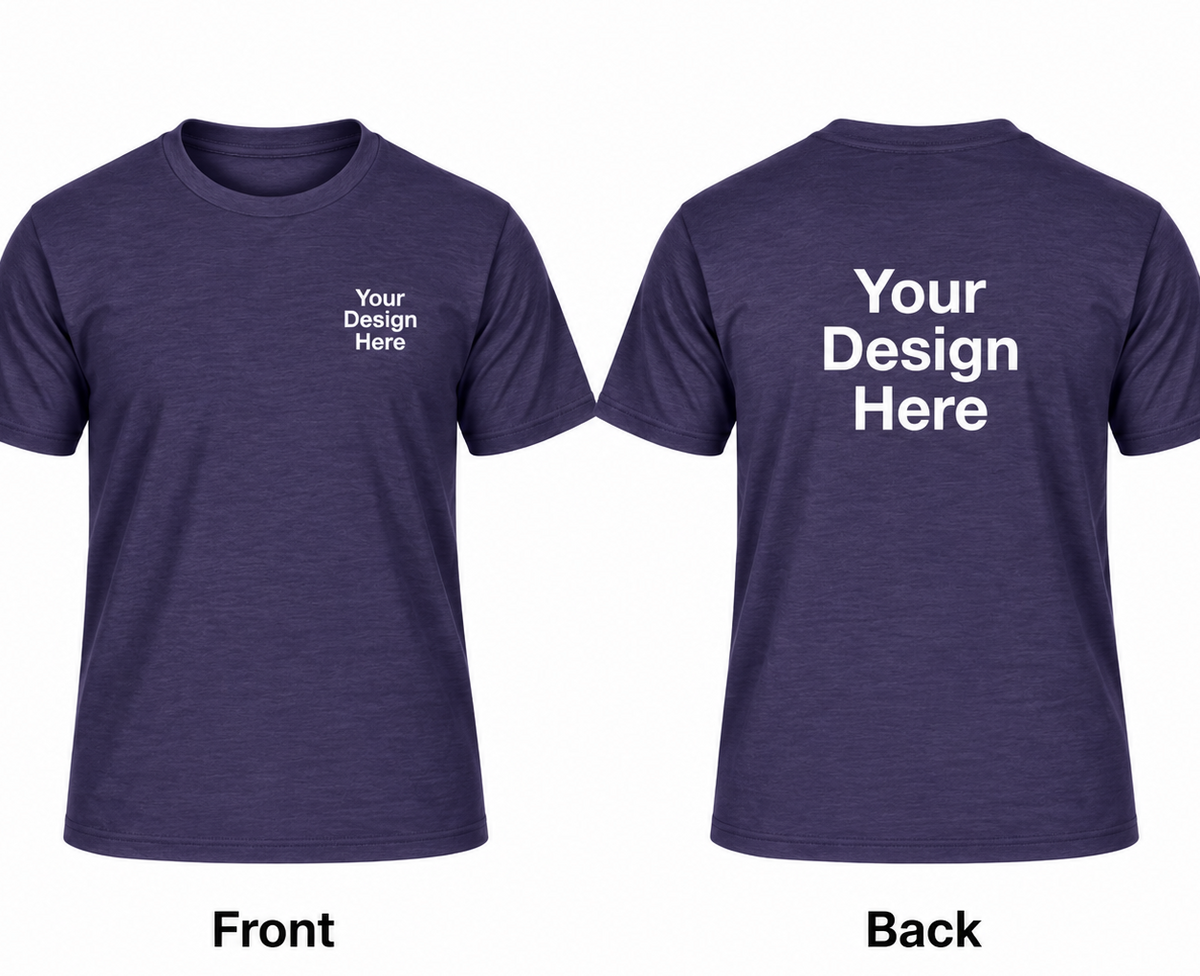 Custom Unisex Premium T-Shirt – Front & Back