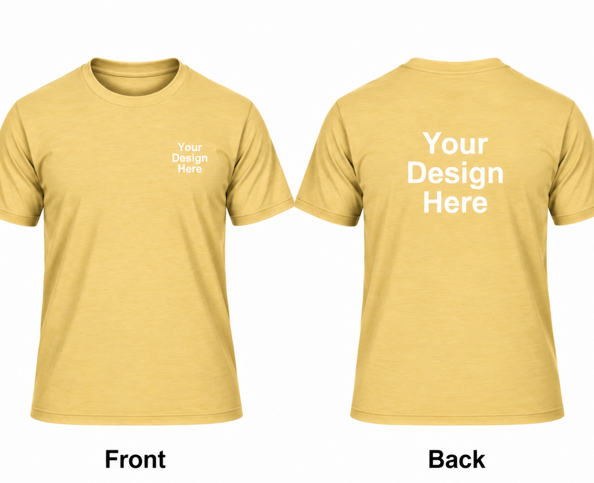 Custom Unisex Premium T-Shirt – Front & Back