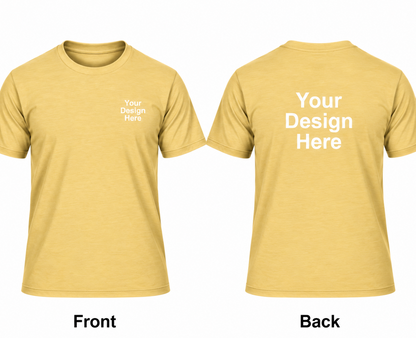 Custom Unisex Premium T-Shirt – Front & Back
