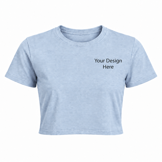 Women’s Crop Top | Custom Embroidery & DTF Printing