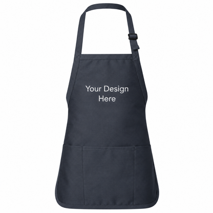 Custom Pouch Pocket Apron | Embroidery & DTF Printing
