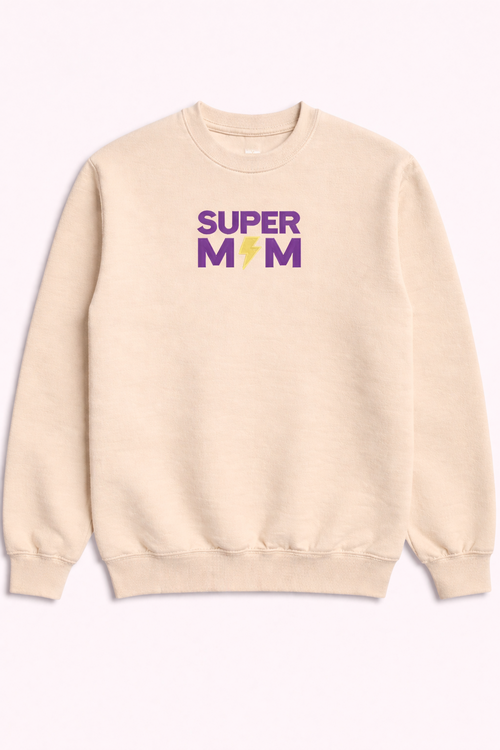 Super Mom Embroidered Sweatshirt Mother’s Day Gift
