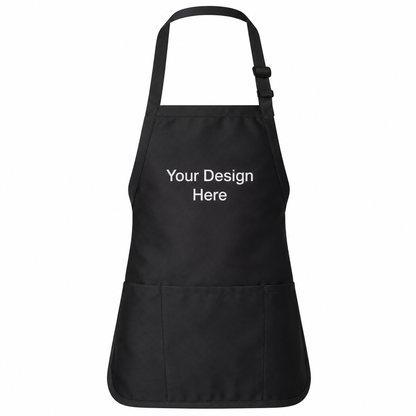 Custom Pouch Pocket Apron | Embroidery & DTF Printing