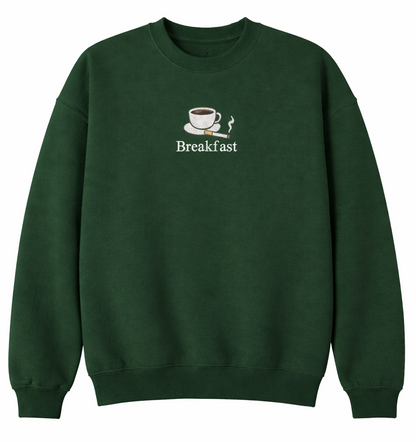 Breakfast Coffee Embroidery