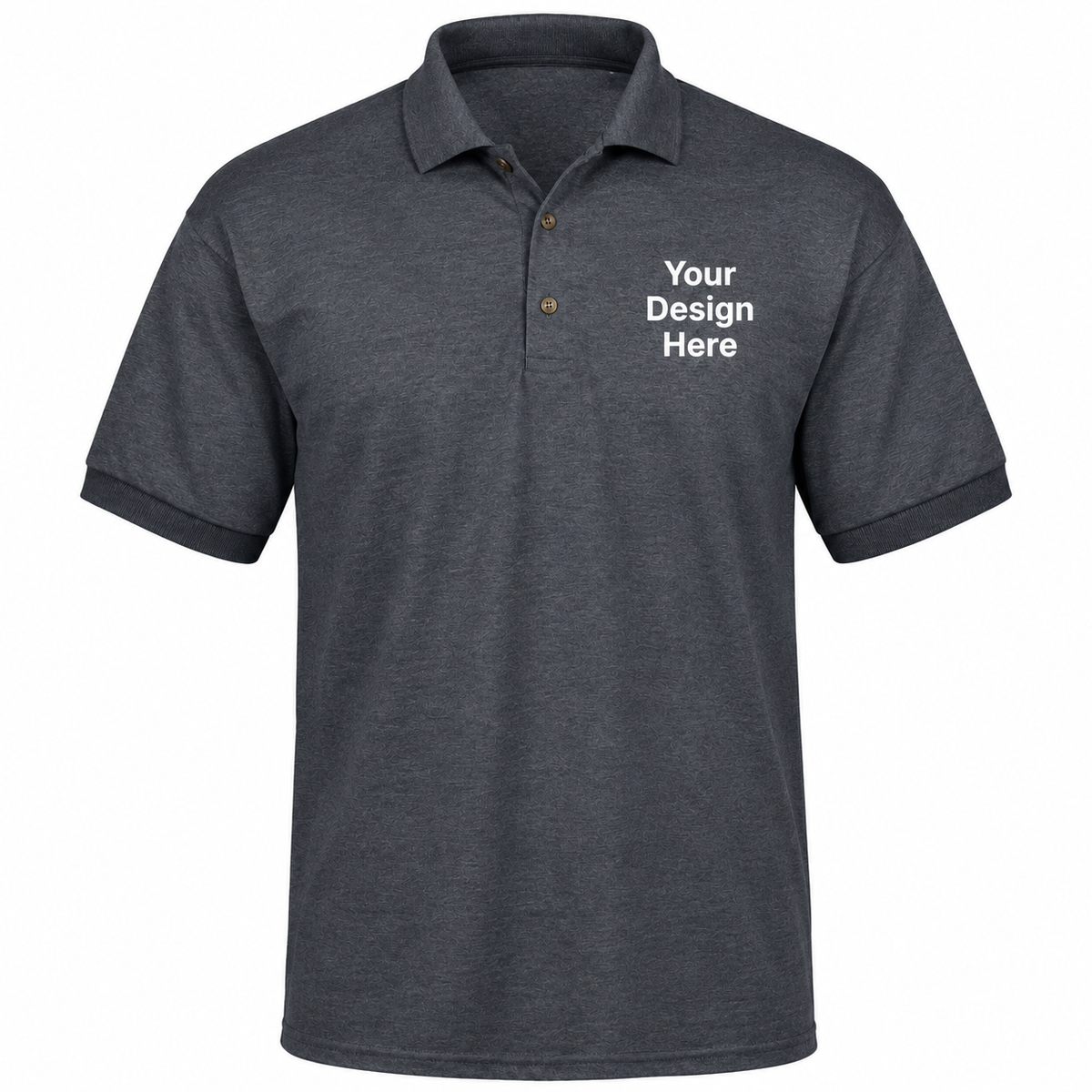 Custom Men’s Polo – Embroidery & DTF Printing
