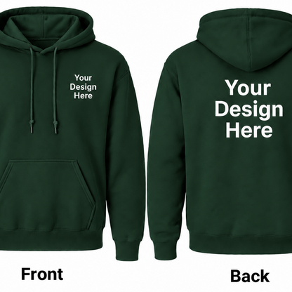Custom Unisex Hoodie - Front & Back