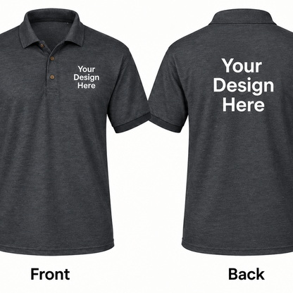 Custom Men's Polo - Front and Back