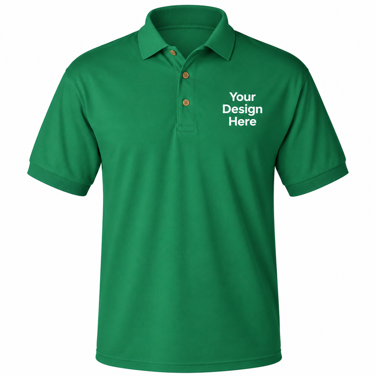 Custom Men’s Polo – Embroidery & DTF Printing