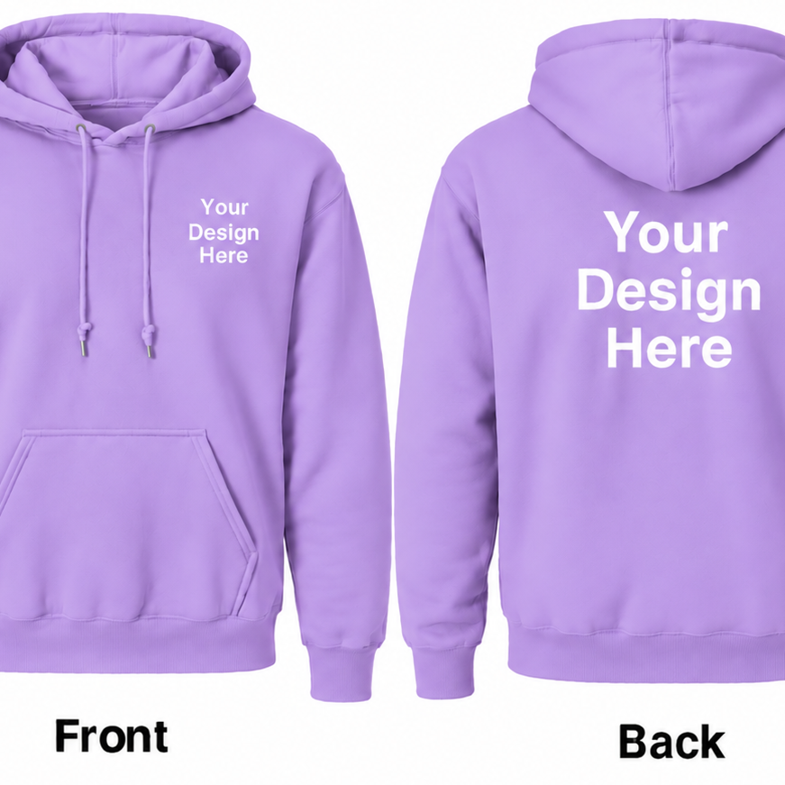 Custom Unisex Hoodie - Front & Back