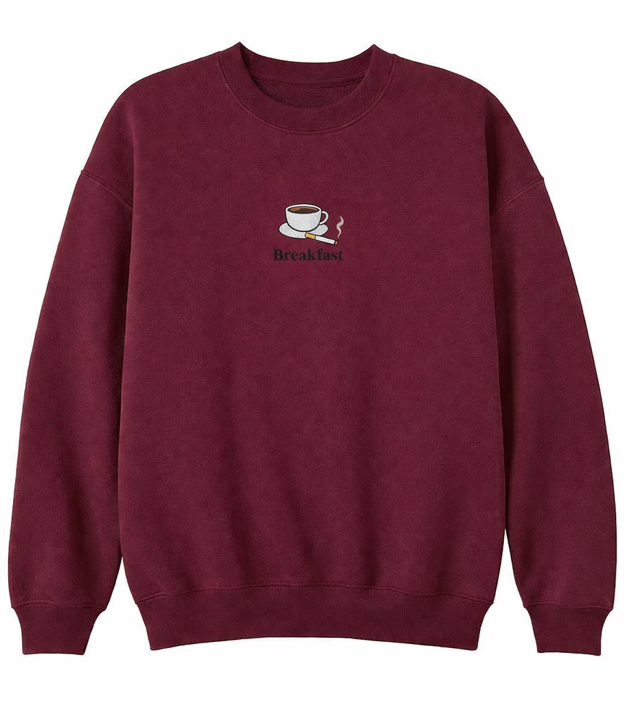Breakfast Coffee Embroidery