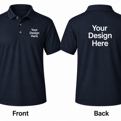 Custom Men's Polo - Front and Back