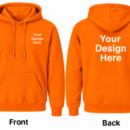 Custom Unisex Hoodie - Front & Back