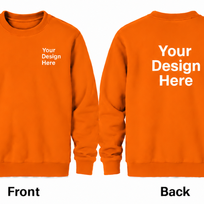 Custom Crewneck Sweatshirt - Front & Back