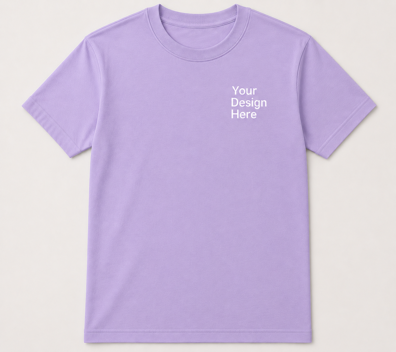 Purple Gildan 5000 custom embroidery and DTF printing t-shirt by Sharp Stitch in Niles, IL