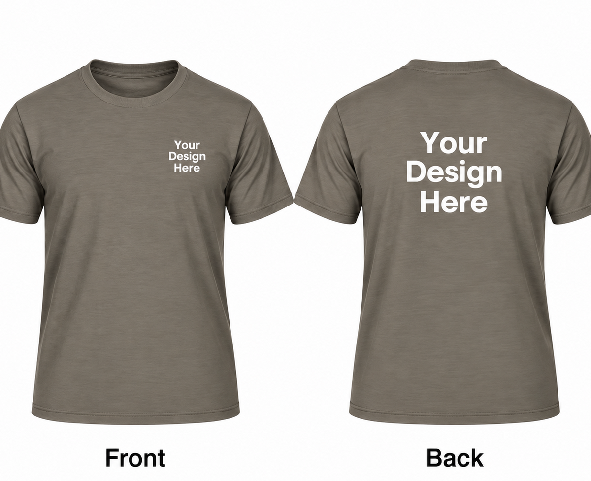 Custom Unisex Premium T-Shirt – Front & Back